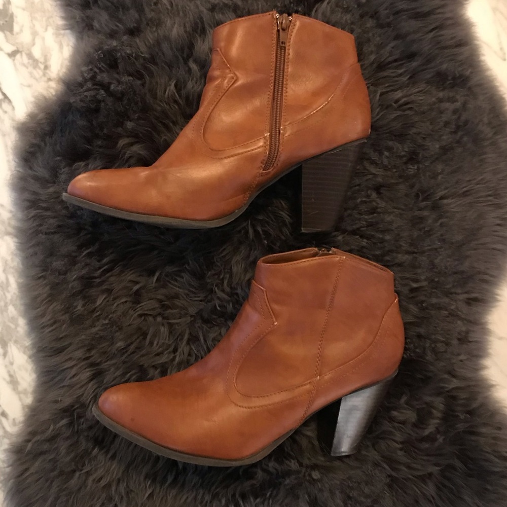 Bamboo • Rebel Heeled Booties in Western Style